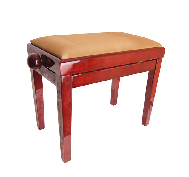 Фото HY-PJ018B-GLOSS-DARK-MAHO Банкетка, темное красное дерево/коричневый, Rin