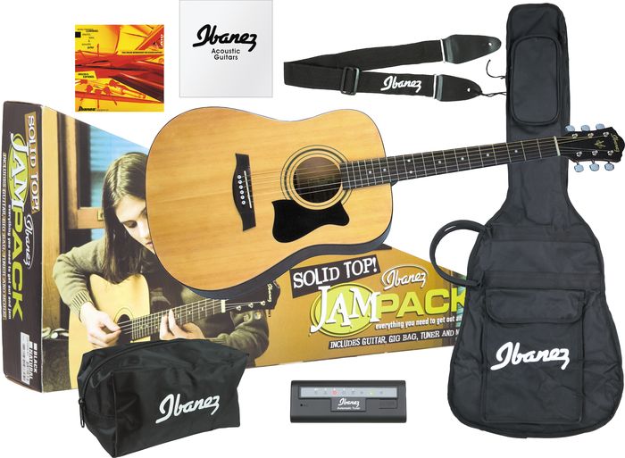 Фото Гитарный набор IBANEZ V105SJP NATURAL