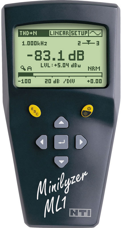 Фото Профессиональный карманный звуковой анализатор NTI ML1
