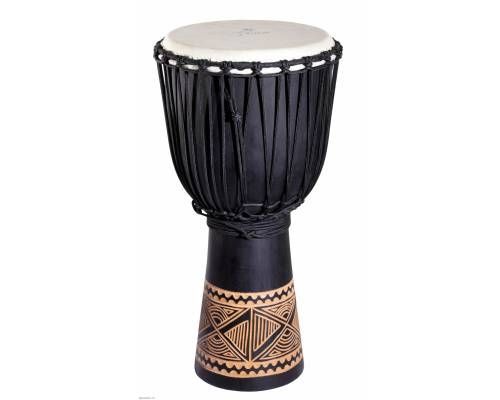 Фото YUKA DJWN012-24BK3 - Джембе с верёвочной настройкой Юка