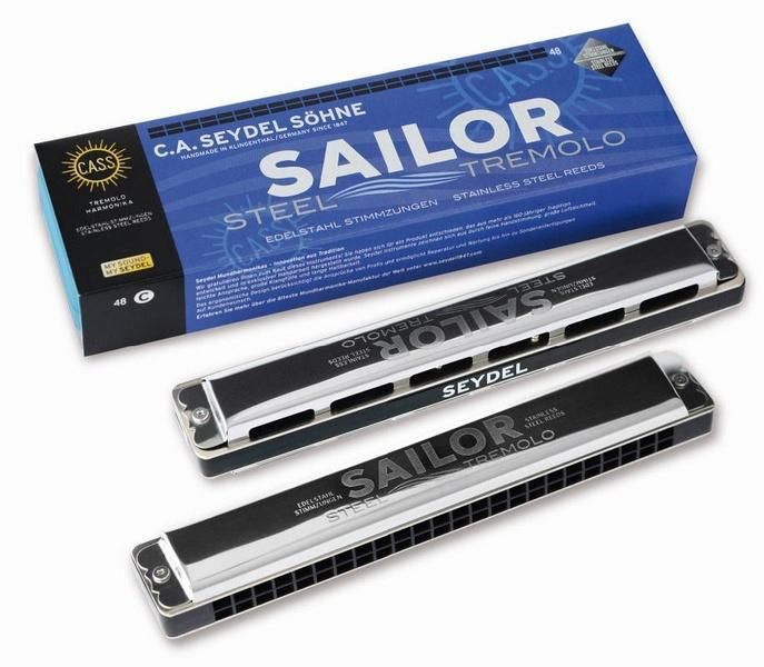 Фото Губная гармошка тремоло Seydel Sohne 26480C Sailor Steel C