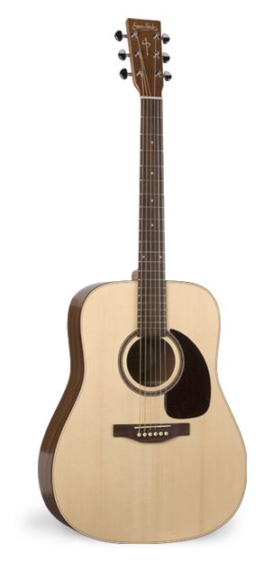 Фото Simon & Patrick WOODLAND PRO SPRUCE A3T SG+Кейс  электроакустическая гитара Dreadnought, натуральный