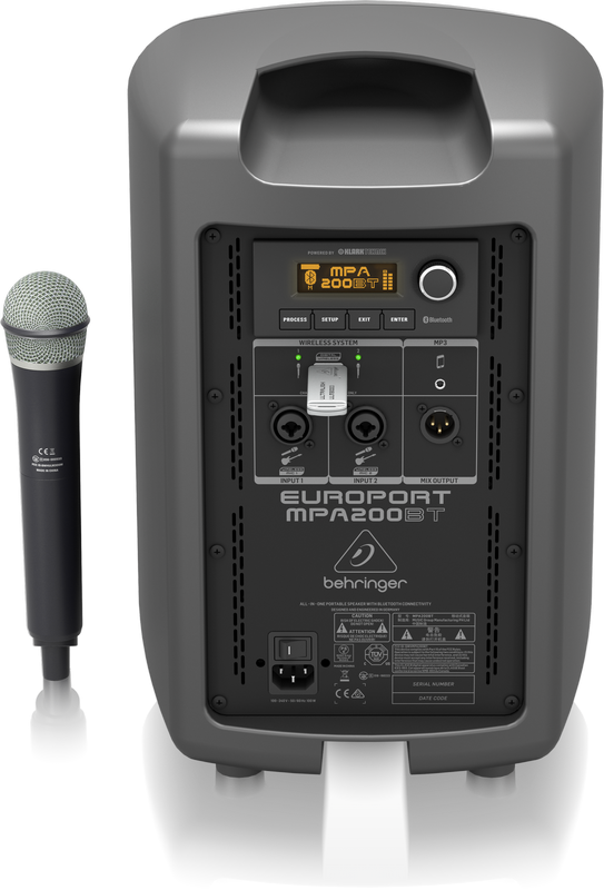 Фото Активная акустическая система Behringer MPA200BT