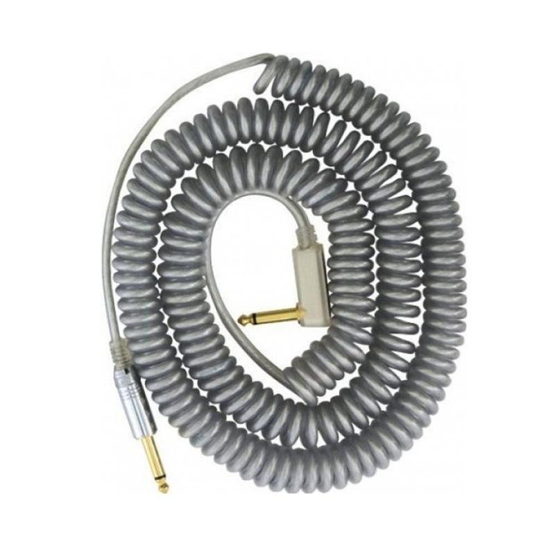 Фото VOX Vintage Coiled Cable VCC-90SL гитарный кабель, серебристый