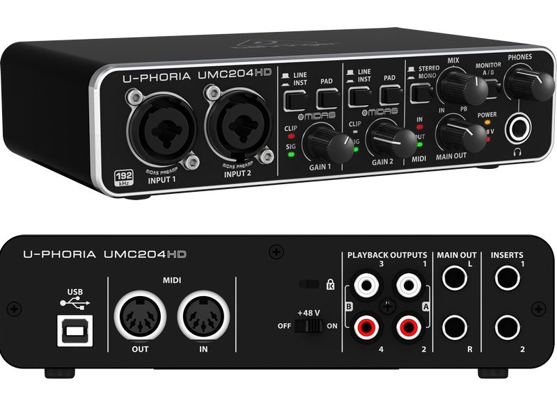 Фото Behringer UMC204HD