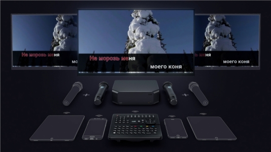 Фото Комплект караоке AST Black Eight Base