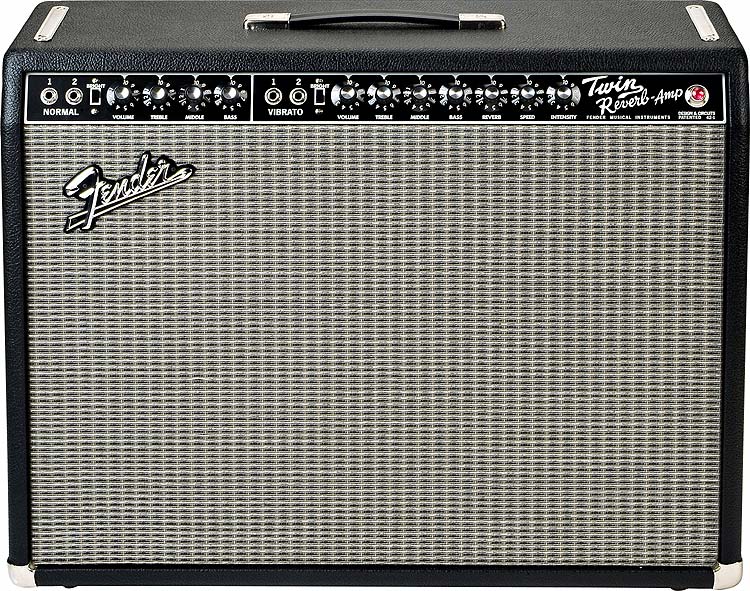 Фото Гитарный усилитель FENDER `65 TWIN REVERB 85 WATTS 2-12` JENSEN BLACK TOLEX