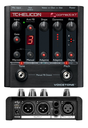 Фото TC HELICON VoiceTone Correct XT напольная вокальная педаль