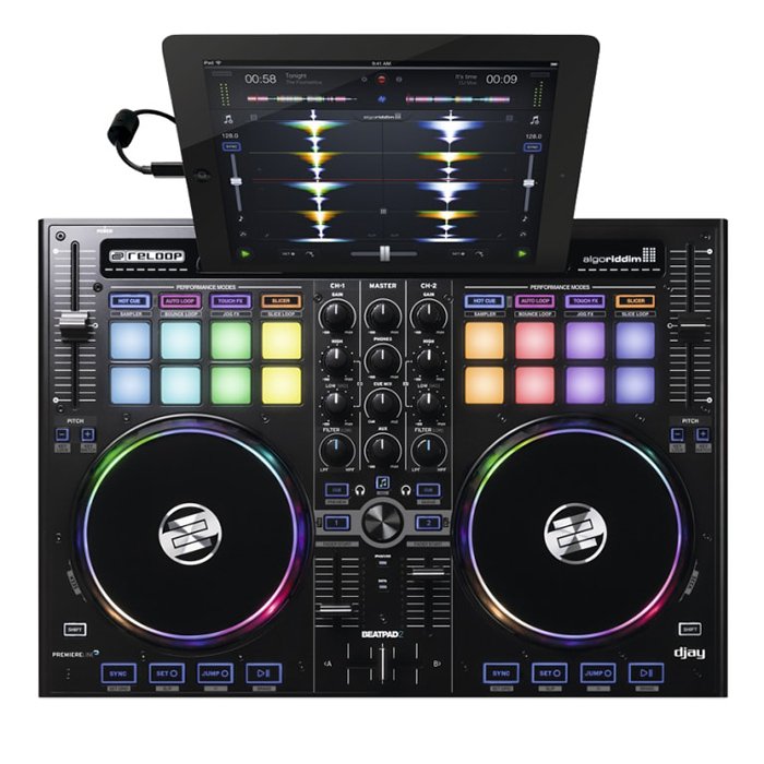 Фото Профессиональный DJ контроллер Reloop Beatpad 2 для IPAD, Mac / PC и платформы Android