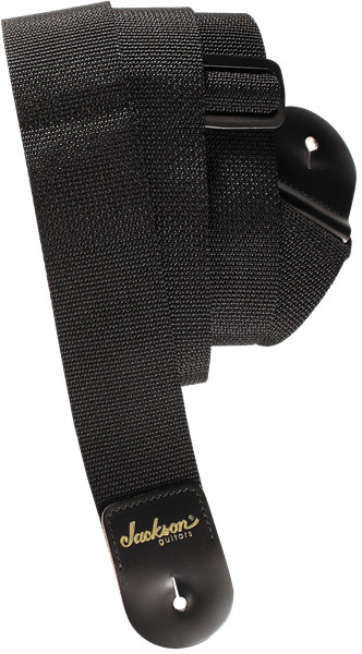 Фото JACKSON 2 Poly Guitar Strap, Black