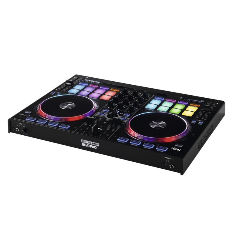 Фото Профессиональный DJ контроллер Reloop Beatpad 2 для IPAD, Mac / PC и платформы Android