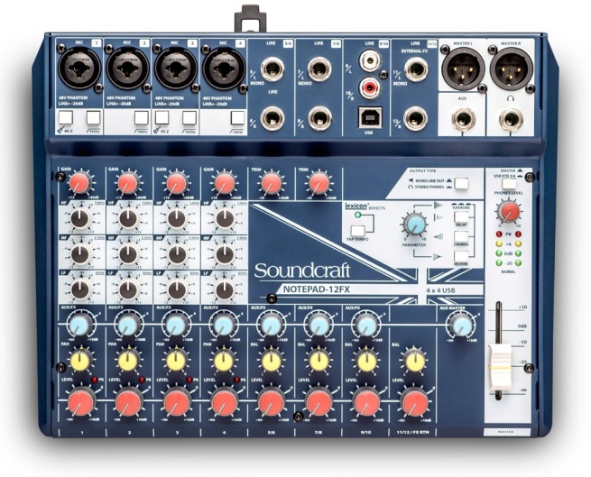 Фото Soundcraft Notepad-12FX