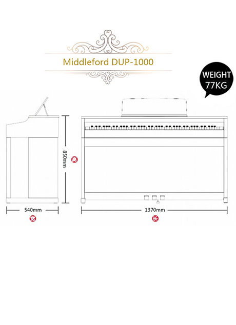 Фото Пианино Middleford DUP-1000