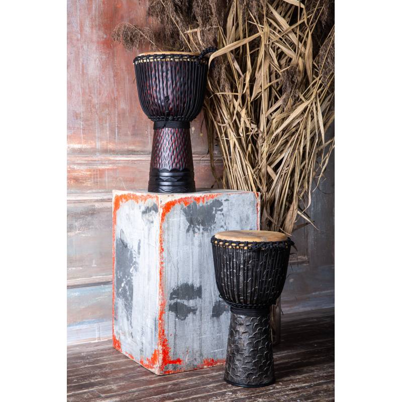 Фото YUKA DJWPRO012-24 Dragon - Джембе с верёвочной настройкой Юка