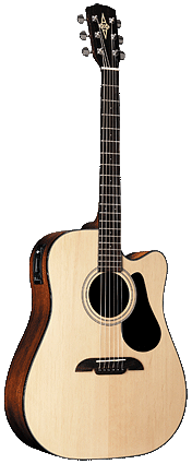 Фото Alvarez RD20SC  электроакустическая гитара Dreadnought, верхняя дека - массив