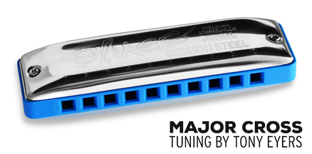 Фото Губная гармошка Seydel Sohne 10315G Session Steel Major Cross G