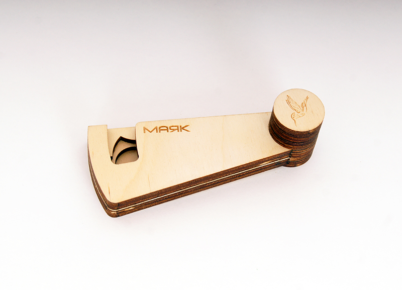 Фото Мастерская Глазырина HV16 Чехол деревянный для варгана Маяк