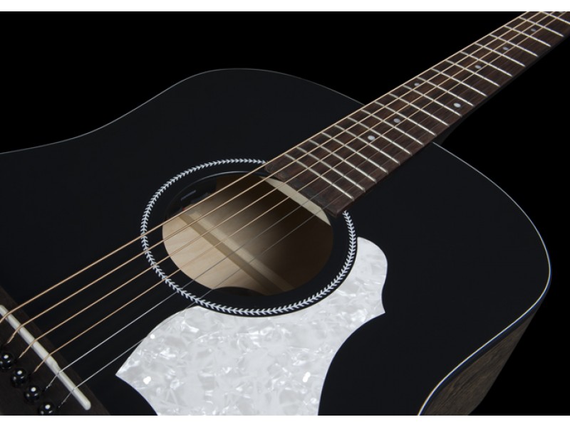 Фото Акустическая гитара Seagull S6 Classic Black A/ E Dreadnought