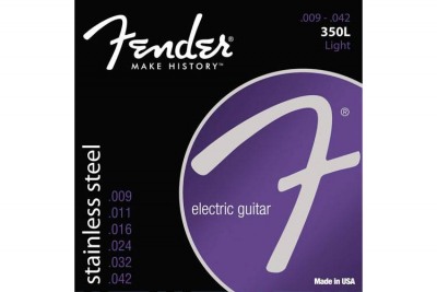 Фото FENDER STRINGS NEW STAINLESS 350L STNLS STL BALL END 9-42, струны для электрогитары, стальные