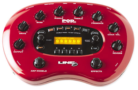 Фото LINE6 POD XT DIRECT DESKTOP GUITAR PREAMPLIFIER гитарный процессор