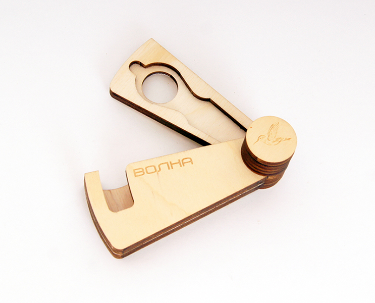 Фото Мастерская Глазырина HV17 Чехол деревянный для варгана Волна