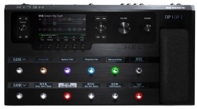 Фото LINE6 HELIX FLOOR FX PROCESSOR профессиональный напольный процессор эффектов