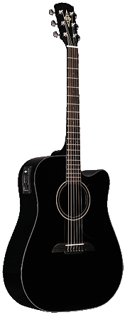 Фото Alvarez RD20SCBK  электроакустическая гитара Dreadnought, верхняя дека - массив