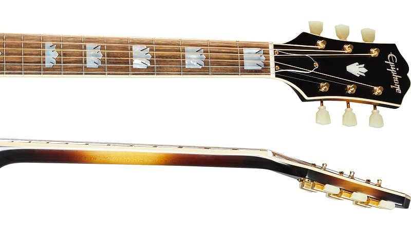 Фото EPIPHONE J-200 Aged Vintage Sunburst