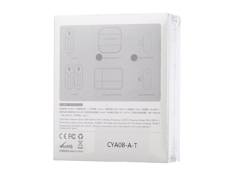 Фото Микрофон беспроводной Simple Fly CYA08-A-T