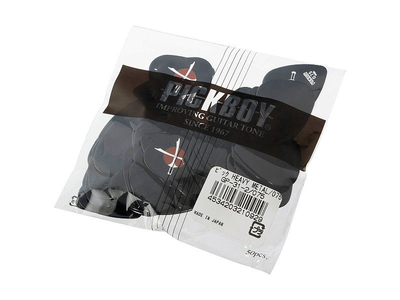 Фото Медиаторы Pickboy GP-31-2/075 Celltex Heavy Metal