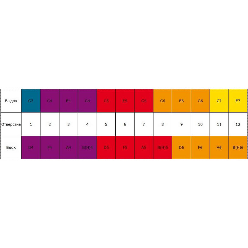 Фото HOHNER Ocean Star 2540/48 C - Губная гармоника тремоло Хонер