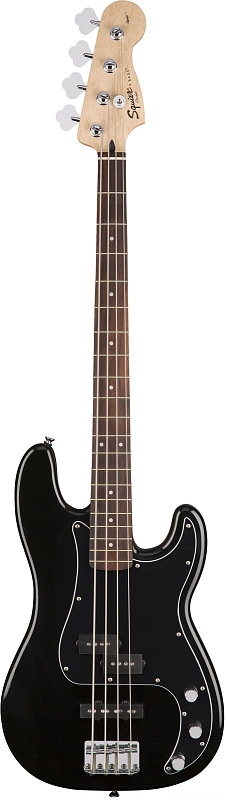 Фото Squier Affinity Series™ Precision Bass® PJ Pack, Laurel Fingerboard, Black, Gig Bag, Rumble 15 - 230V EU