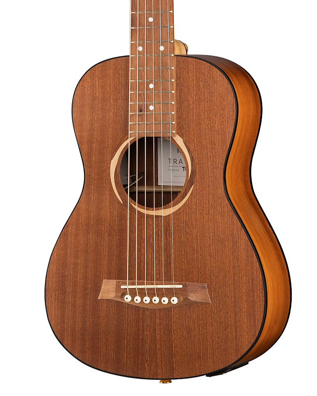 Фото TR3-3 Гитара электро-акустическая, трэвел, сапеле, Poni