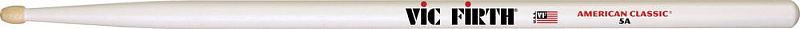 Фото Vic Firth 5AW  палки, орех, белые
