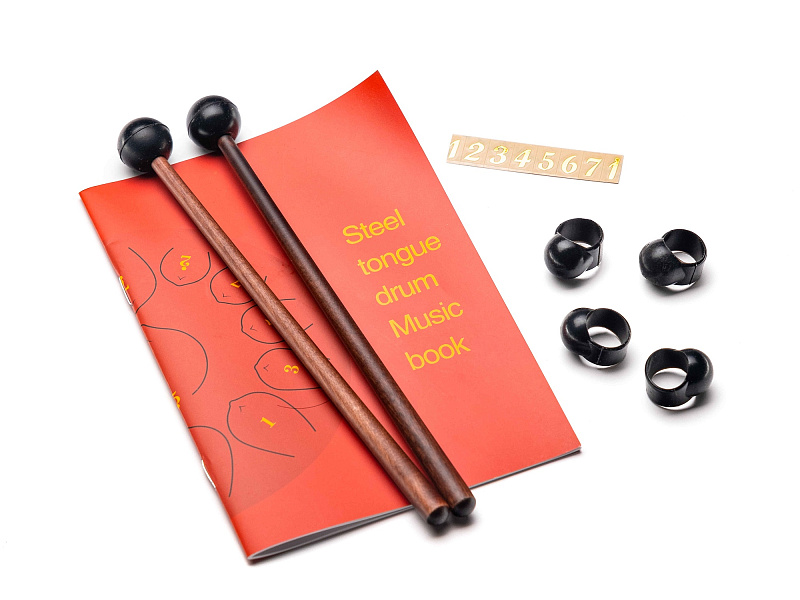 Фото FTD-68C-BK Глюкофон, 15см, До мажор, черный, Foix