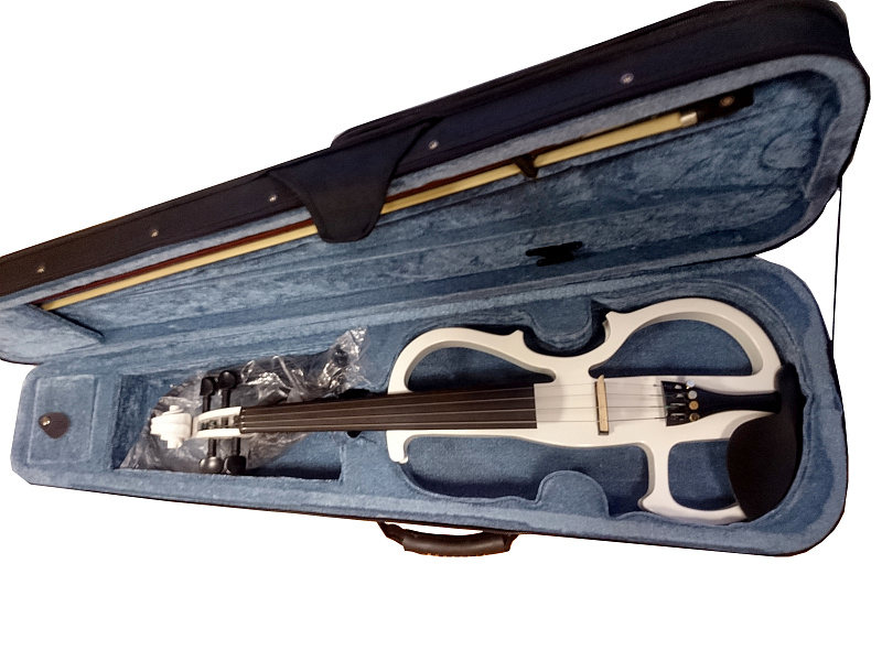Фото Белая электроскрипка Violin 5K 4/4  