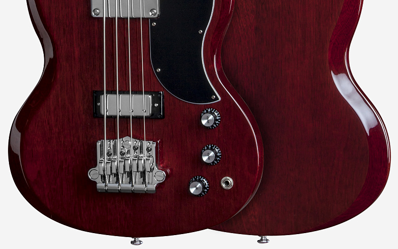 Фото Бас гитара GIBSON USA SG STANDARD BASS 2015 HERITAGE CHERRY