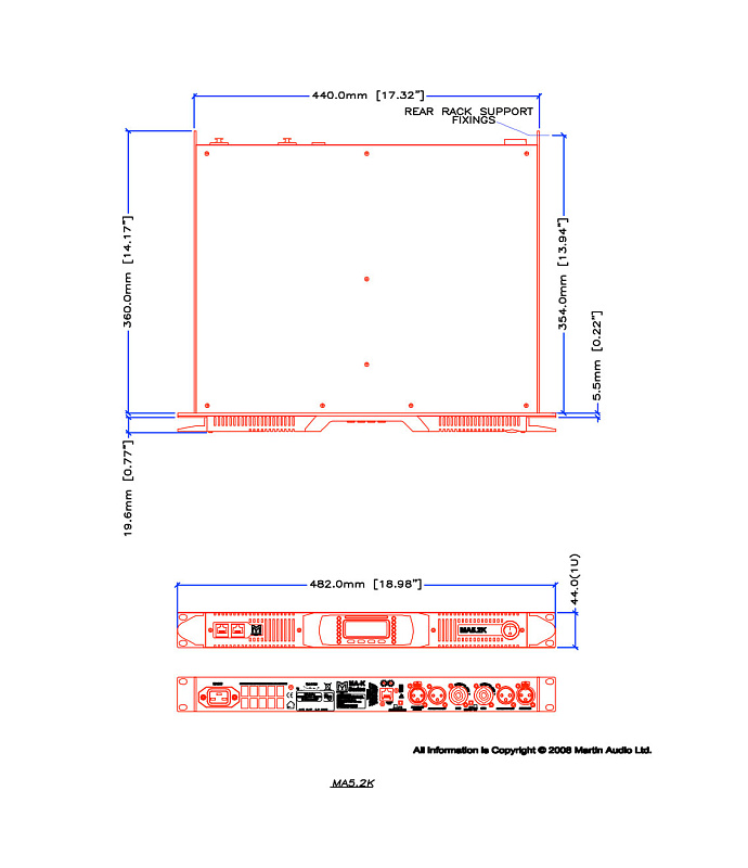 Фото MARTIN AUDIO MA5.2K усилитель мощности
