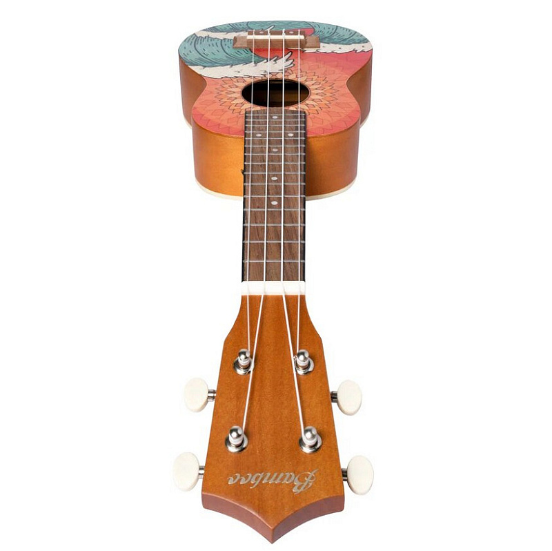 Фото Укулеле сопрано Bamboo BU-21 Orange Wave