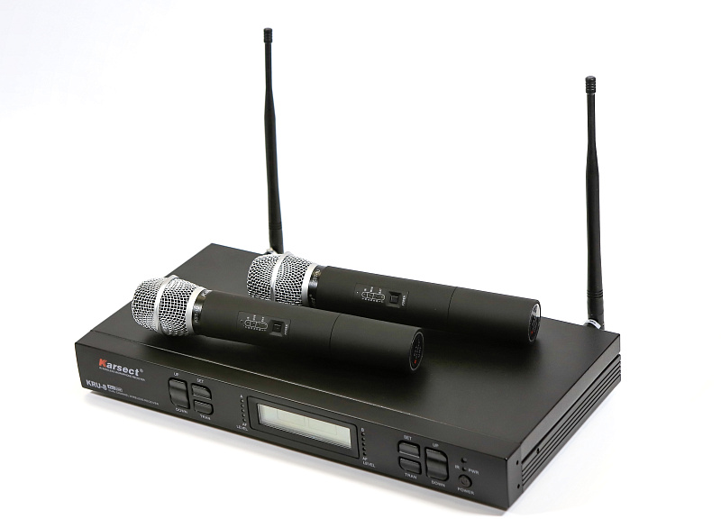 Фото Радиосистема с двумя ручными микрофонами KARSECT KRU8/KST1U
