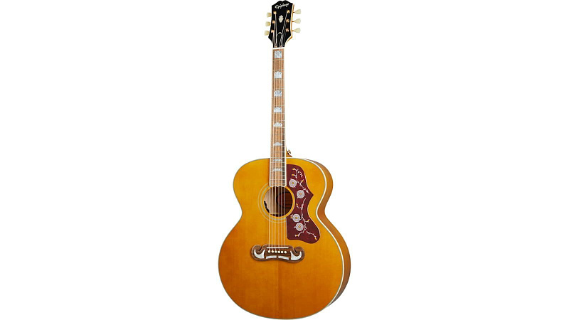 Фото EPIPHONE J-200 Aged Antique Natural