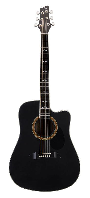 Фото Электроакустическая гитара NG GT600-E BK