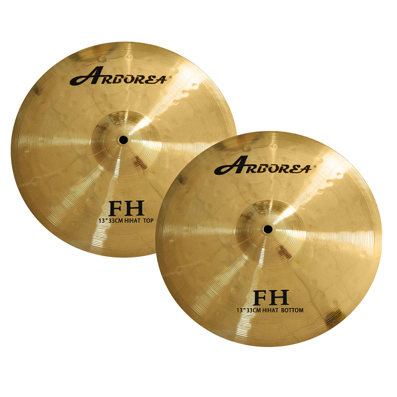 Фото Две тарелки 14" Arborea FH14HH FH Series Hi-Hat