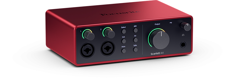 Фото Звуковая карта FOCUSRITE Scarlett 4i4 4th Gen