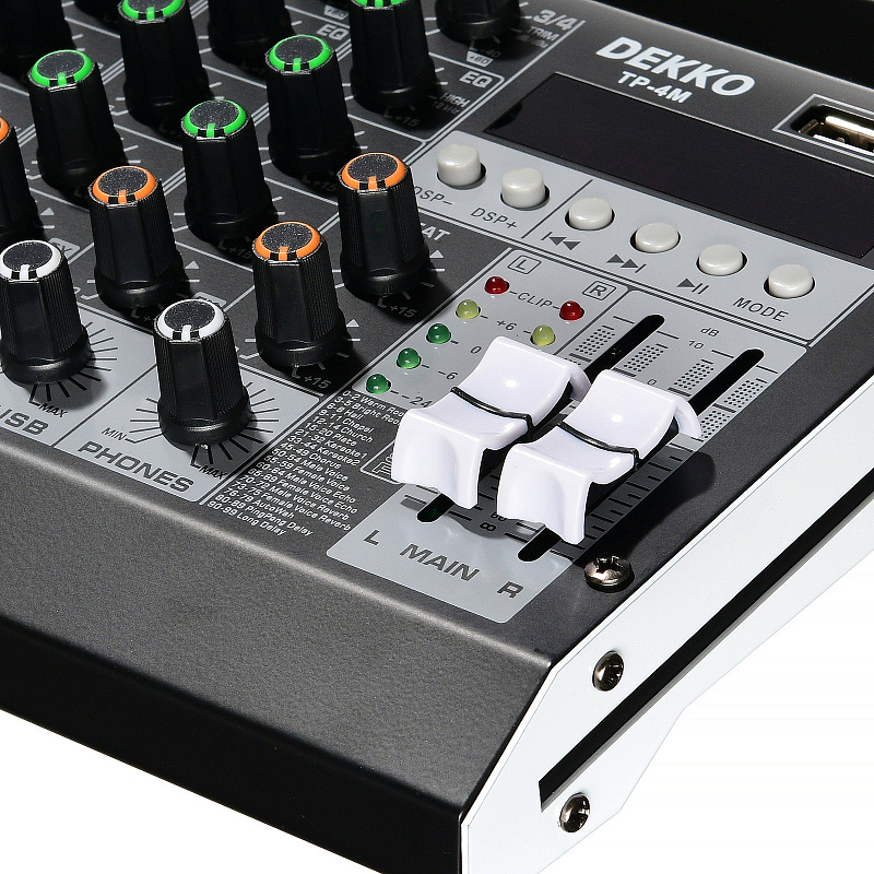 Фото Микшерный пульт DEKKO TP-4M