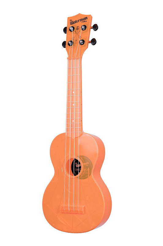 Фото WATERMAN by KALA KA-SWF-OR Waterman Fluorescent Orange, Soprano Ukulele