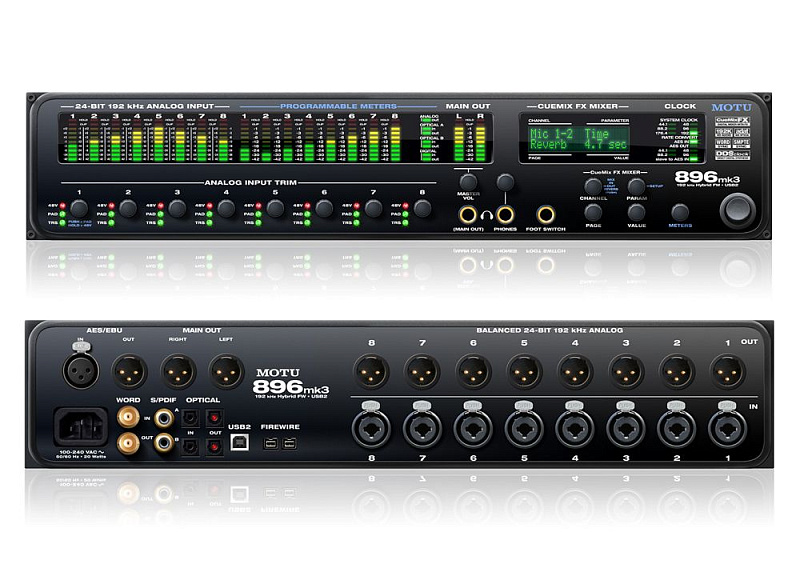 Фото MOTU 896 mk3 Hybrid