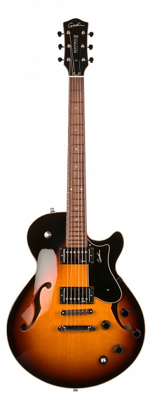 Фото Godin 039074 Montreal Premiere TriplePlay Sunburst HG