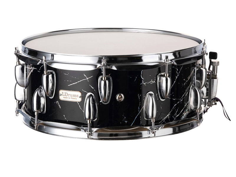 Фото LD5404SN Малый барабан, черный мрамор,14"*5,5" LDrums