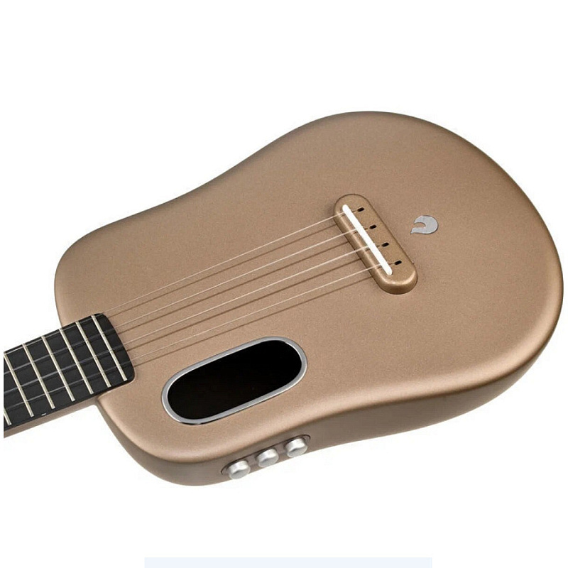 Фото Укулеле трансакустическая Lava ME U 23" FREEBOOST SPARKLE GOLD